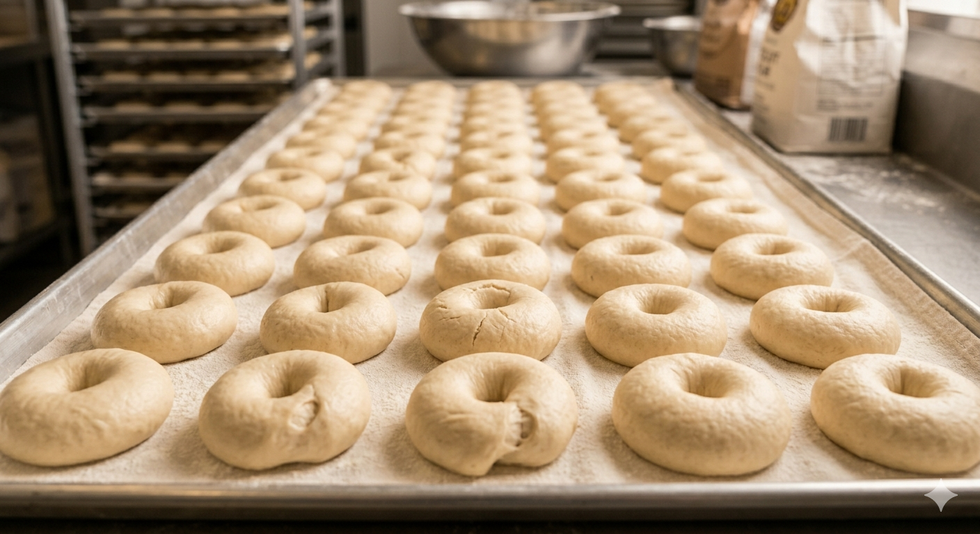 Bagels proofing